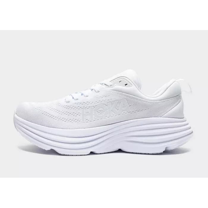 Sepatu Sneaker Pria Hoka Bondi 8 - (1123202-WWH) Original 100%