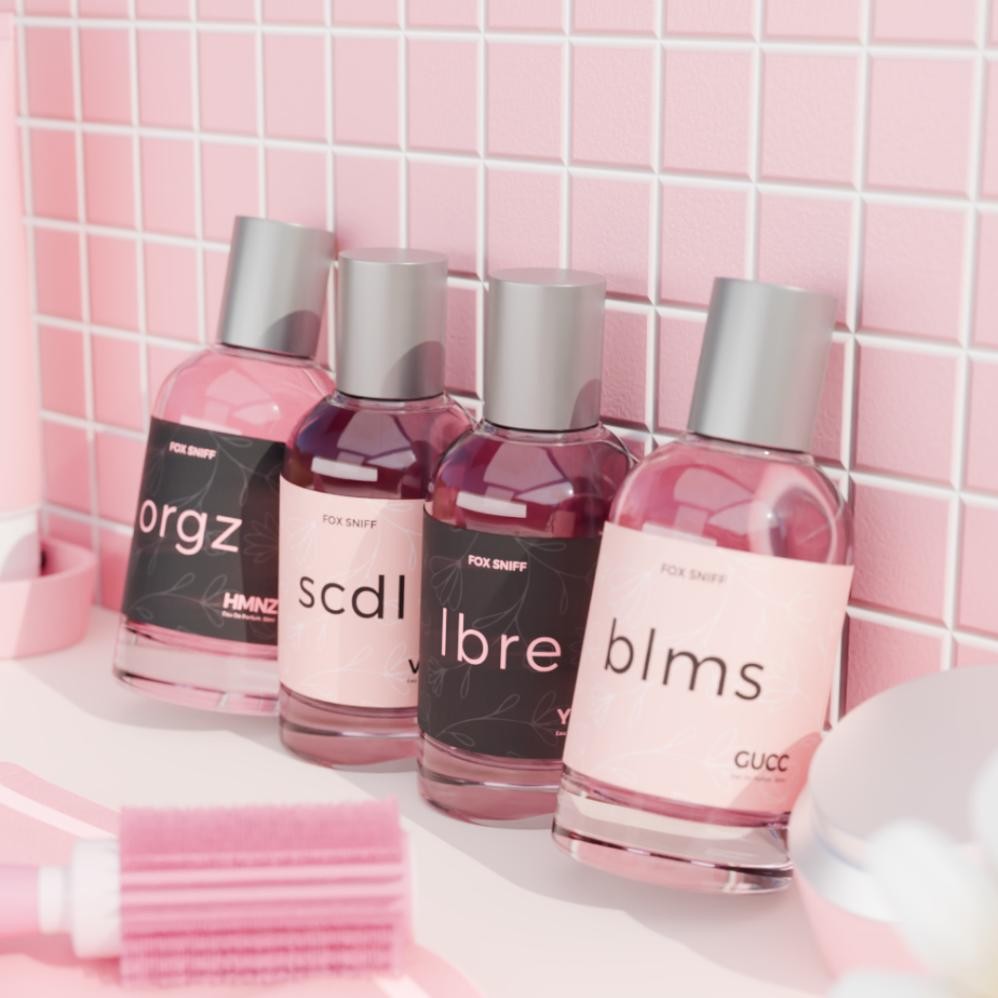 rt-4 Bundling Women best seller Eau De Parfum Wanita - Floral by Fox Sniff Murah