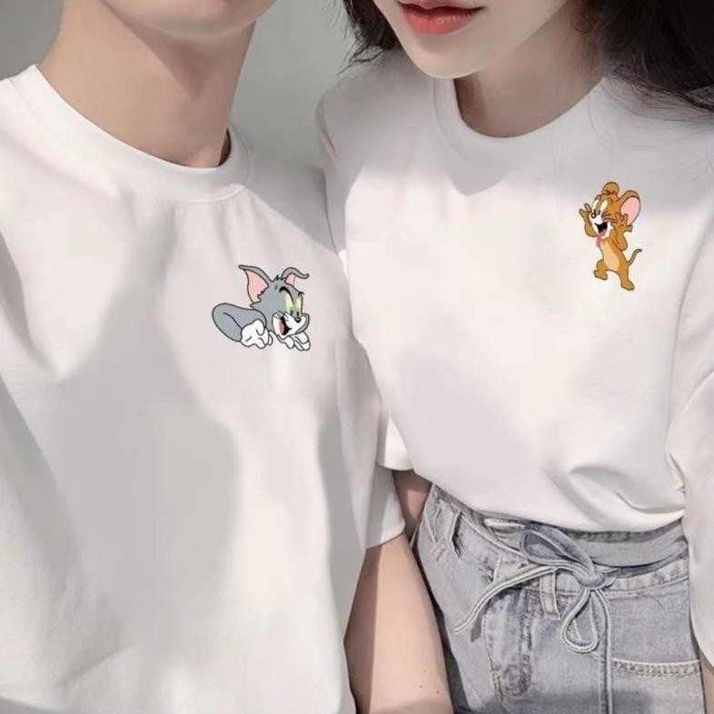 Kaos Atasa Keren / Baju Couple Kucingtikus Simple / Kaos Pasangan Simple / Kaos Pasangan Baju Couple