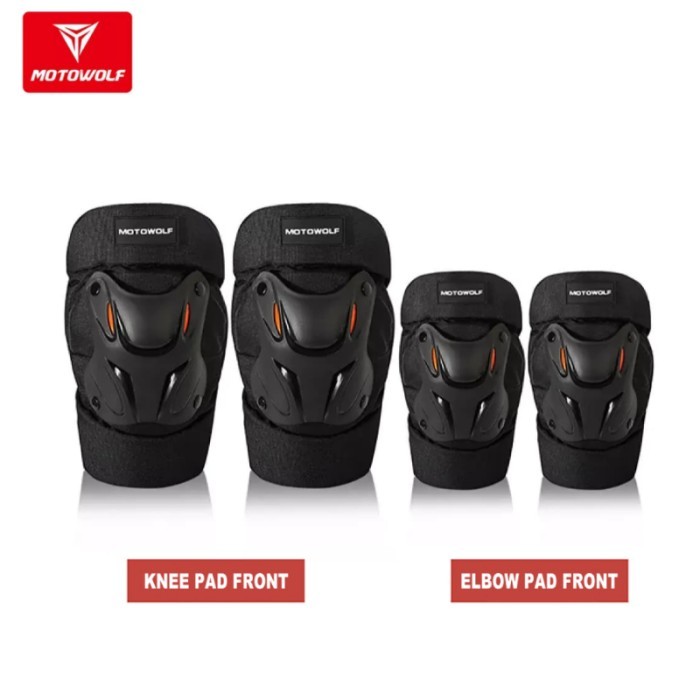Motowolf Knee Pad Elbow Pad Motor Kneepad Futsal Deker Protector