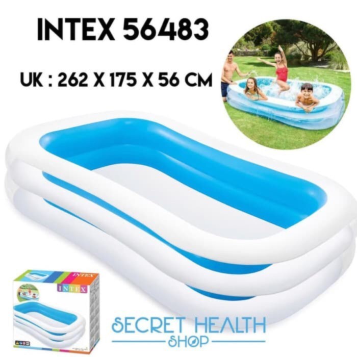 TERBARU KOLAM BERENANG ANAK UKURAN JUMBO BESAR 2,62CM / KOLAM INTEX JUMBO