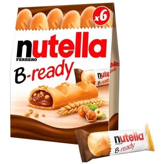 

Ad-3 Nutella B-Ready 132Gr Isi 6 Pcs Snack Coklat Halal Ad-3
