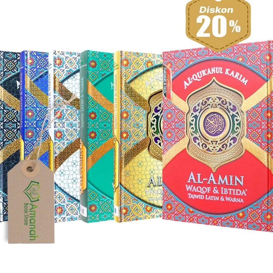 Alquran Alan A5 Hc Waqaf Ibtida Tajwid Latin Warna