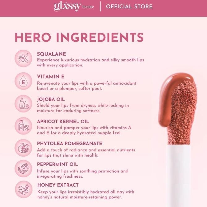 CO Glxssy Beaute Honey Silk Glossy - Lip Gloss Series