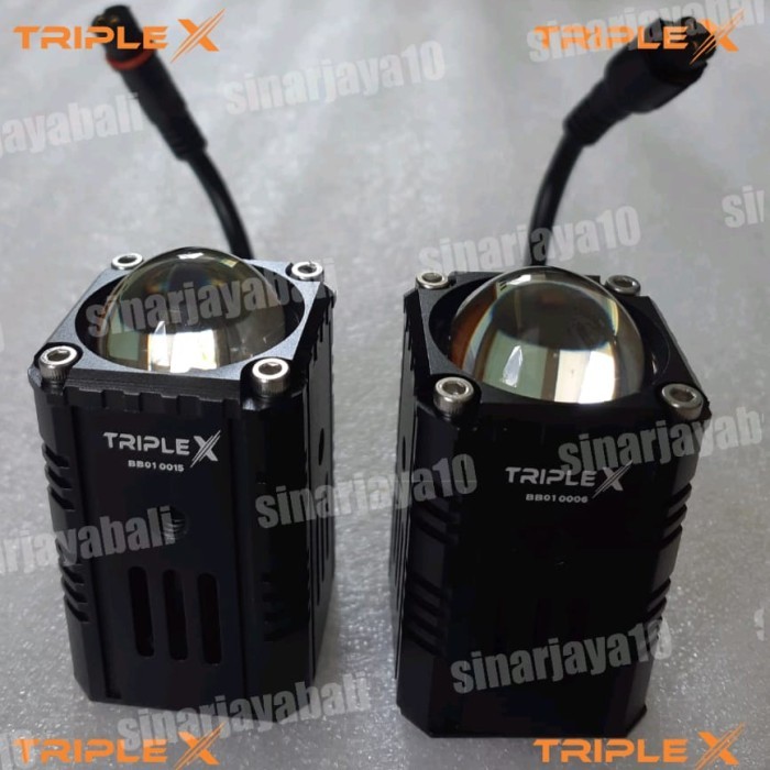 Mini projie kecil lampu proji sorot mobil motor triple x X1 x 1 tembak