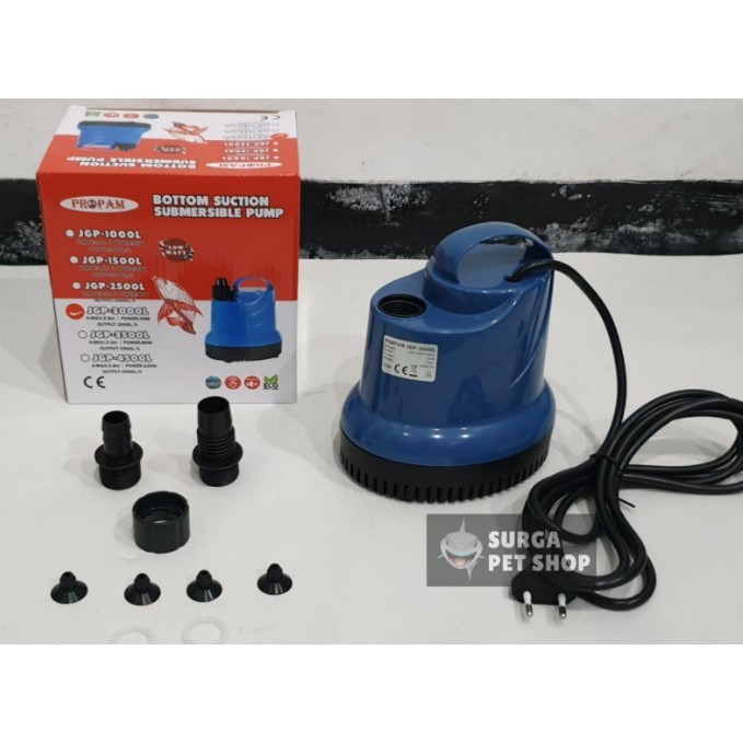 POMPA AIR SUNSUN JGP 3000 L PROPAM SUBMERSIBLE WATER PUMP KOLAM IKAN AQUARIUM CELUP 3000 L LITER