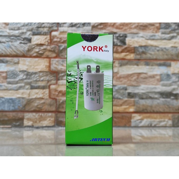 YORK 75 UF - 450V KAPASITOR / CAPACITOR COLOK DAN KABEL (CAPACITOR)