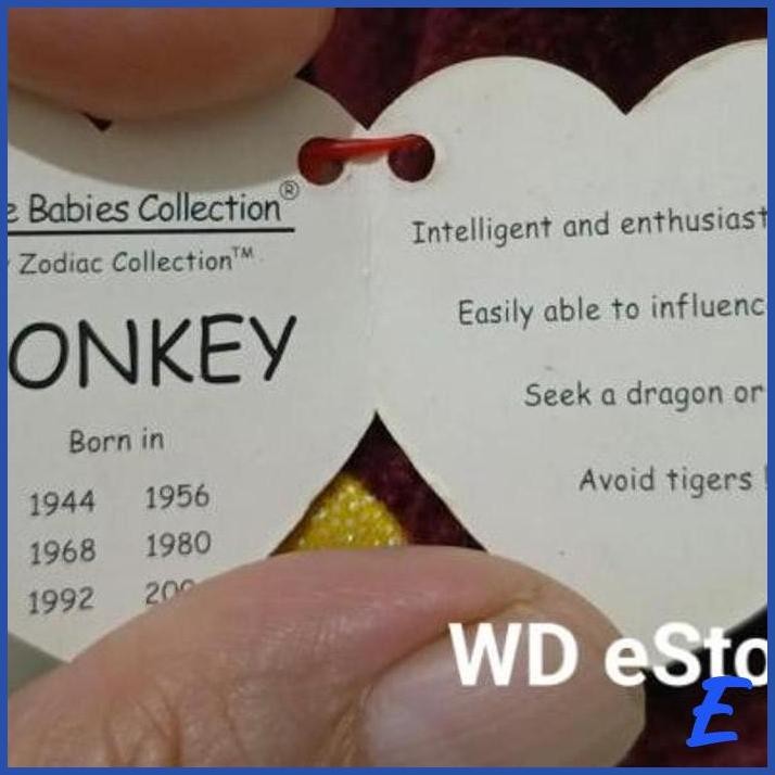 [WDE] BONEKA SHIO MONYET TY ZODIAC, MONKEY