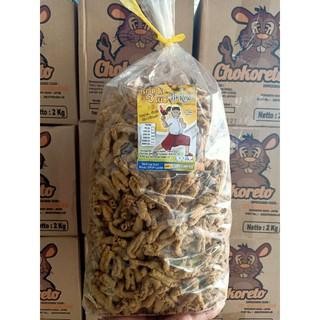

BARANG TERLARIS Keripik Usus Ayam H. Rojali 2kg curah snack kiloan kripik usus kiloan enak cemilan