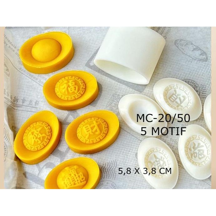 Terbaik Cetakan Kue Bulan Fu Yen Pao / Cetakan Nastar Koin Emas China Original