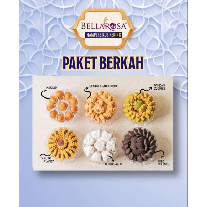

Hampers Paket Cookies Kue Kering Cemilan Lebaran Hari Raya Idul Fitri Adha Bellarosa Paket Berkah Terlaris! Produk Ini Banyak Dicari