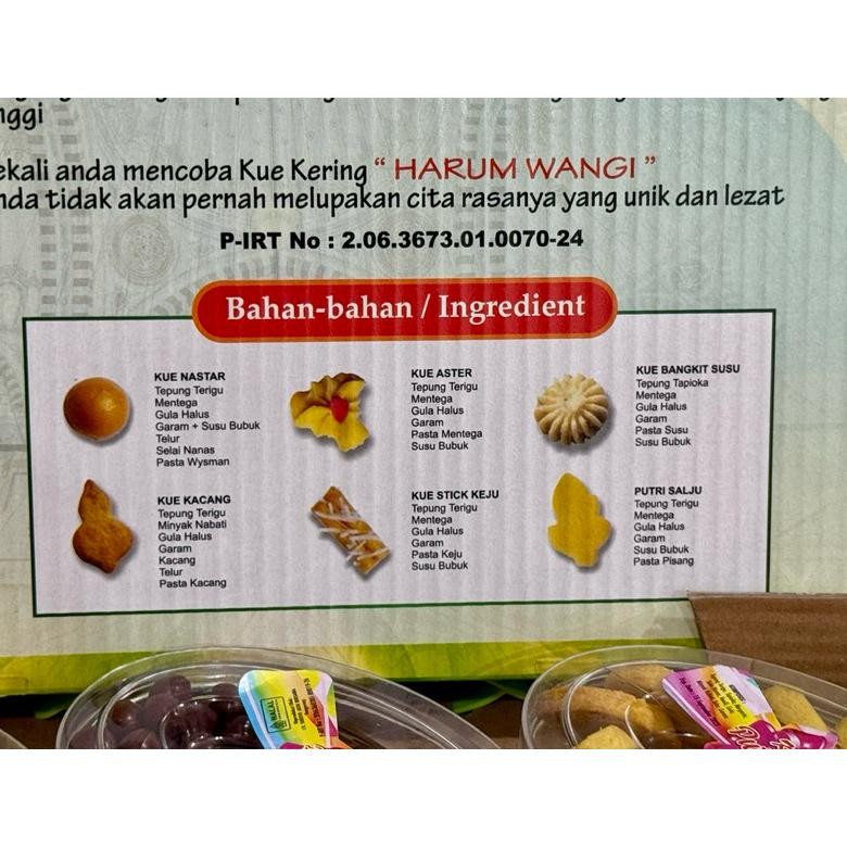 

Kue Kering Lebaran Cookies "Harum Wangi" - Murah Meriah Mantap! Diskon Setengah Harga