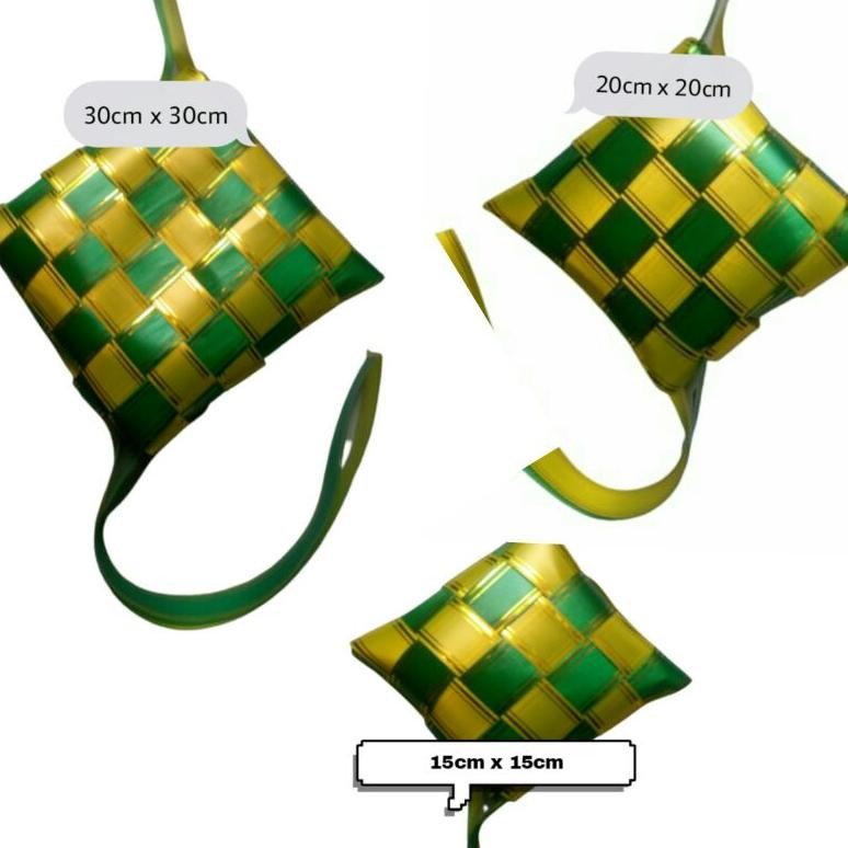 

Hiasan Ketupat Hijau Lebaran Jumbo Pita Plastik Dekorasi D Gratis Ongkir