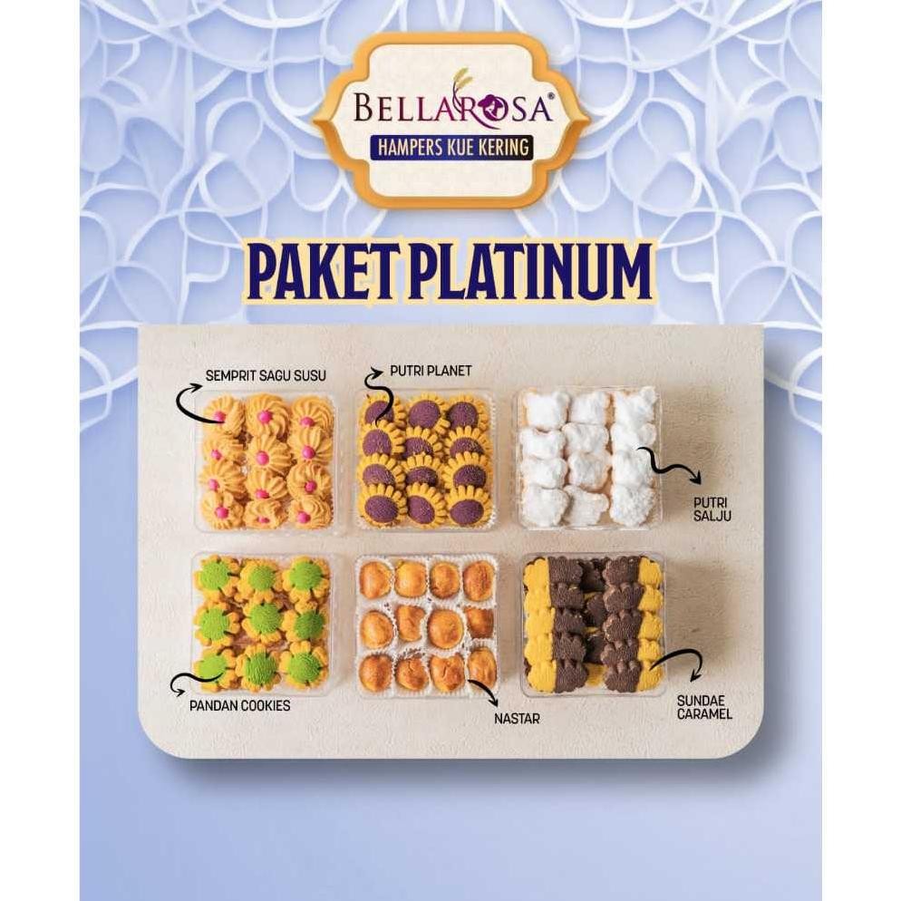 

Paket Platinum Bellarosa Kue Kering / Paket Kue Lebaran Bellarosa Platinum Kue Kering Bellarosa Diskon Setengah Harga
