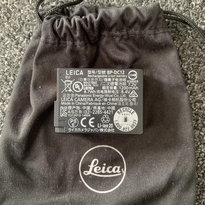 Battery Leica Q Batre Baterai Original Plus Pouch New Stok