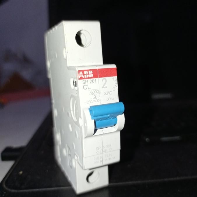 Mcb Abb 2A Pln Anti Jeglek, Mcb Abb Pln 2A Modif 4A, 6A, 10A Original Dan Terpercaya