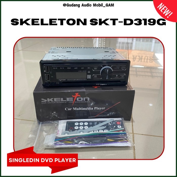 PROMO Singledin DVD Player Skeleton SKT D319 G