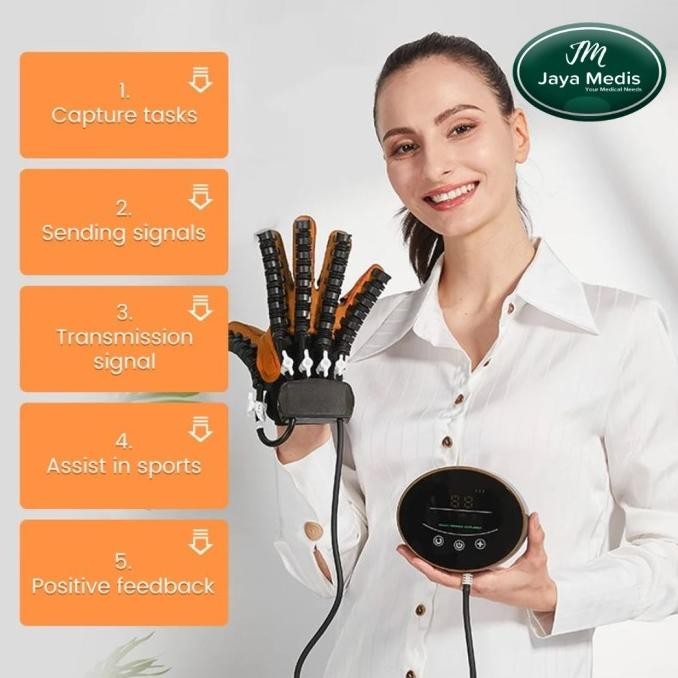 Sarung Tangan Robot  Rehabilitasi Jari - Alat Latihan Tangan Stroke
