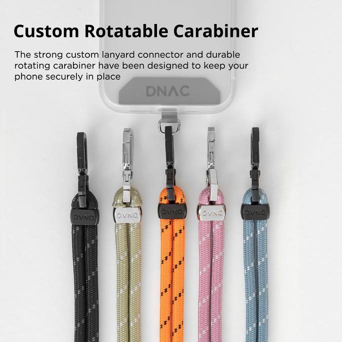 

DNAC CROSSBODY LANYARD - ORANGE