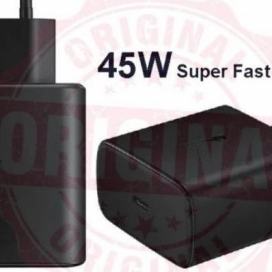 Travel Charger Batok Kabel Samsung S22 Plus Ultra 45W Super Fast Ori Terlaris