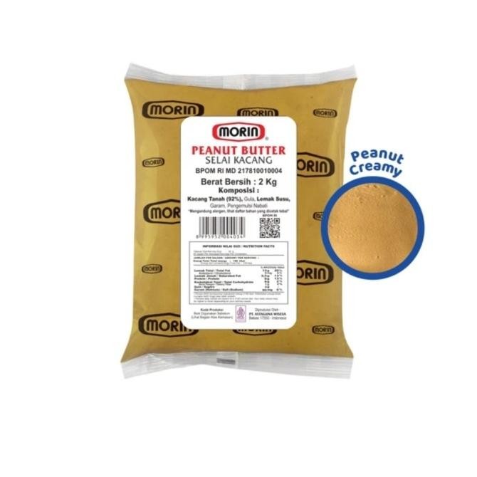 

SELAI KACANG MORIN PEANUT BUTTER CREAMY HALUS 2KG ORIGINAL