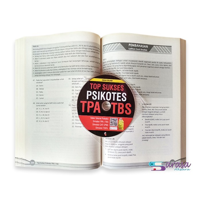 

BERGARANSI BUKU TES PSIKOTES : TOP SUKSES PSIKOTES TPA + TBS