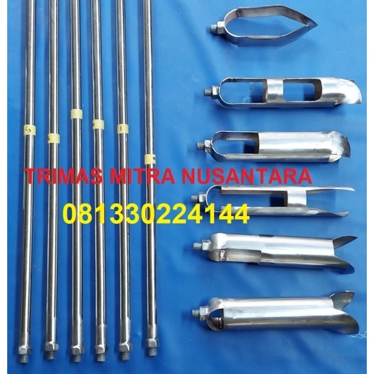 

BERGARANSI BOR SAMPEL TANAH HAND AUGER SET LENGKAP 7 METER FULL SET STAINLESS