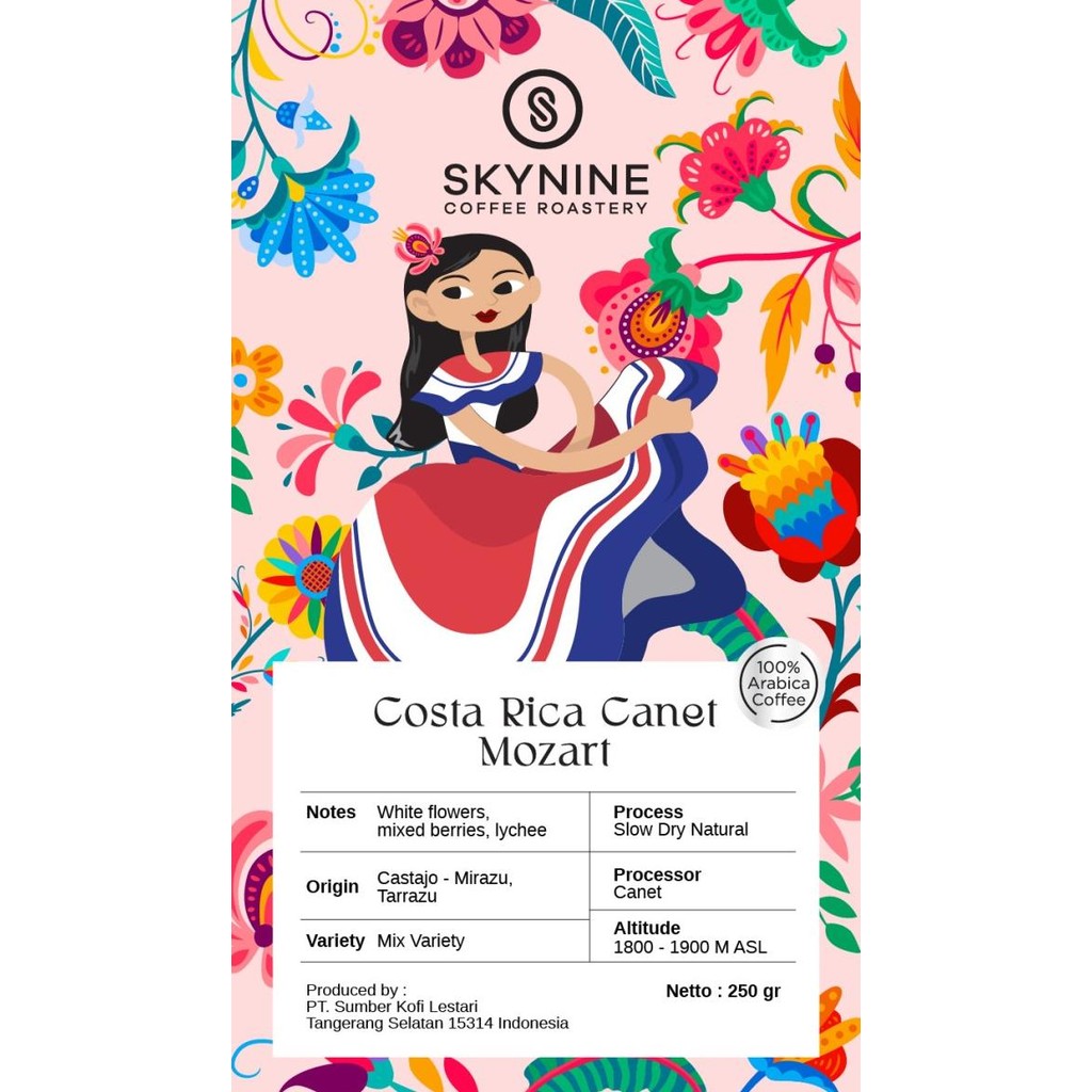 

KOPI ARABIKA COSTA RICA CANET MOZART ROASTED BEANS