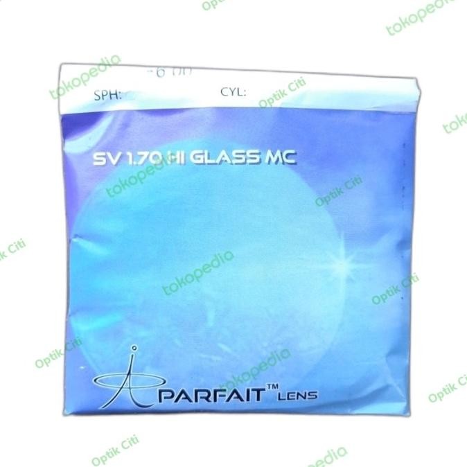 lensa kacamata minus bahan kaca anti radiasi high index 1.7 tipis Terlaris