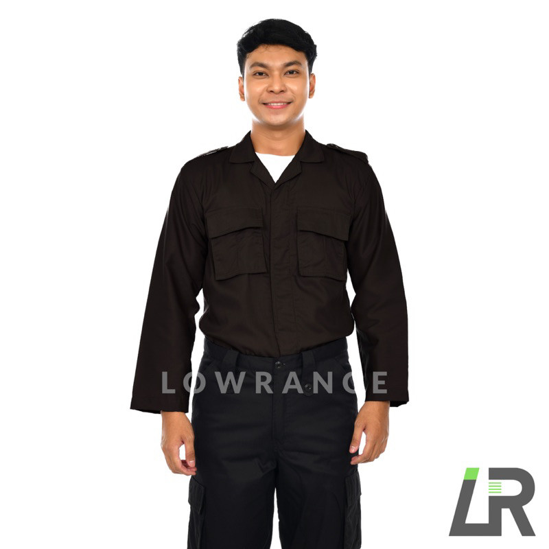 Cuci Gudang Seragam Pdl Hitam Brimob / Security Lapangan Cod Murah Promo
