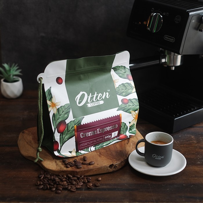 

Kopi Coffee Crema Espresso 500 Gram Biji / Bubuk Kopi Espresso Blend