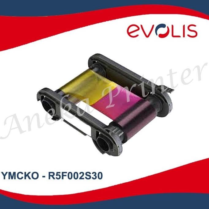 Ribbon Printer Kartu Evolis Ymcko P/N: R5F002Saa Old Zenius Primacy Premium