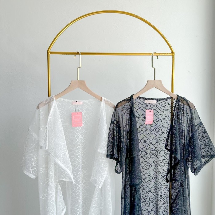 Product Terlaris Outer Lace Brukat Brokat Wanita Kondangan Emikoawa Luaran Blazer