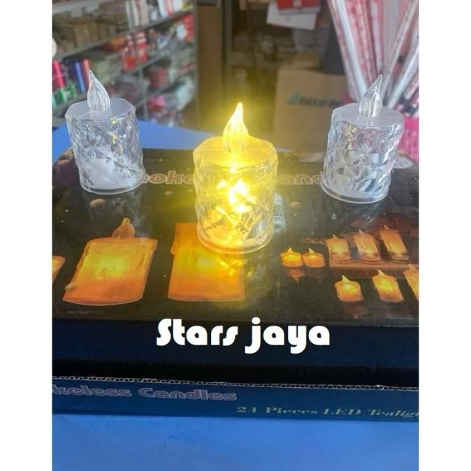 paling diminati] Lilin Lampu Pendek LED, Lampu Lilin Elektrik, Lilin Natal, Lilin Elektrik, Smokeles