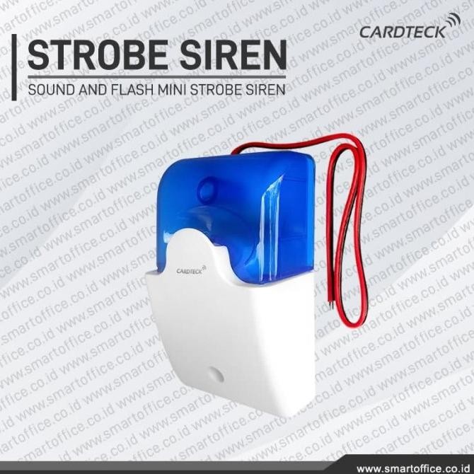 Mini Strobe Sirene Wired Alarm Sound & Flash Sirene Cardteck Ct-H103