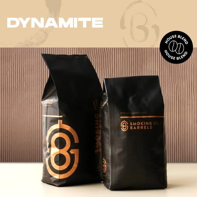 

DYNAMITE BLEND (BIJI KOPI ARABIKA - ESPRESSO ROAST) - SMOKING BARRELS