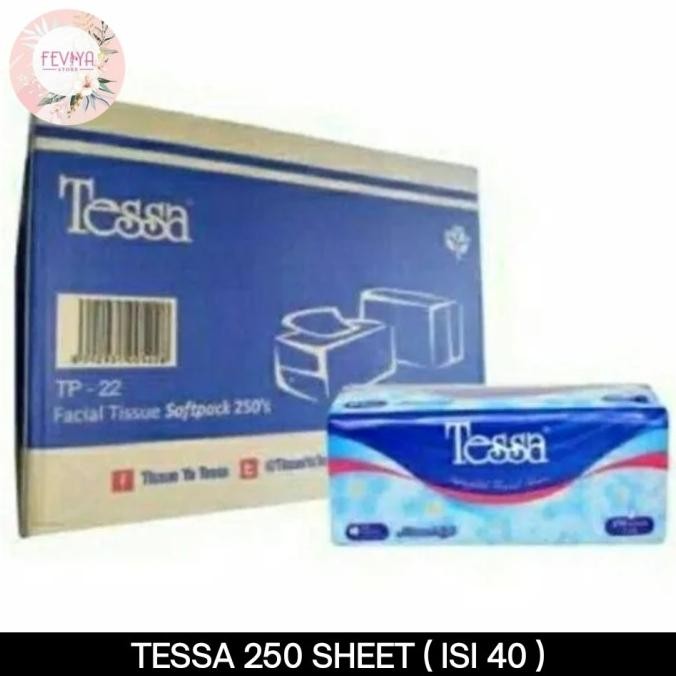 Terjangkau Gojek/ Grab Tissue Tessa 250 Sheet Tp 22 1 Dus ( Isi 40Pc)