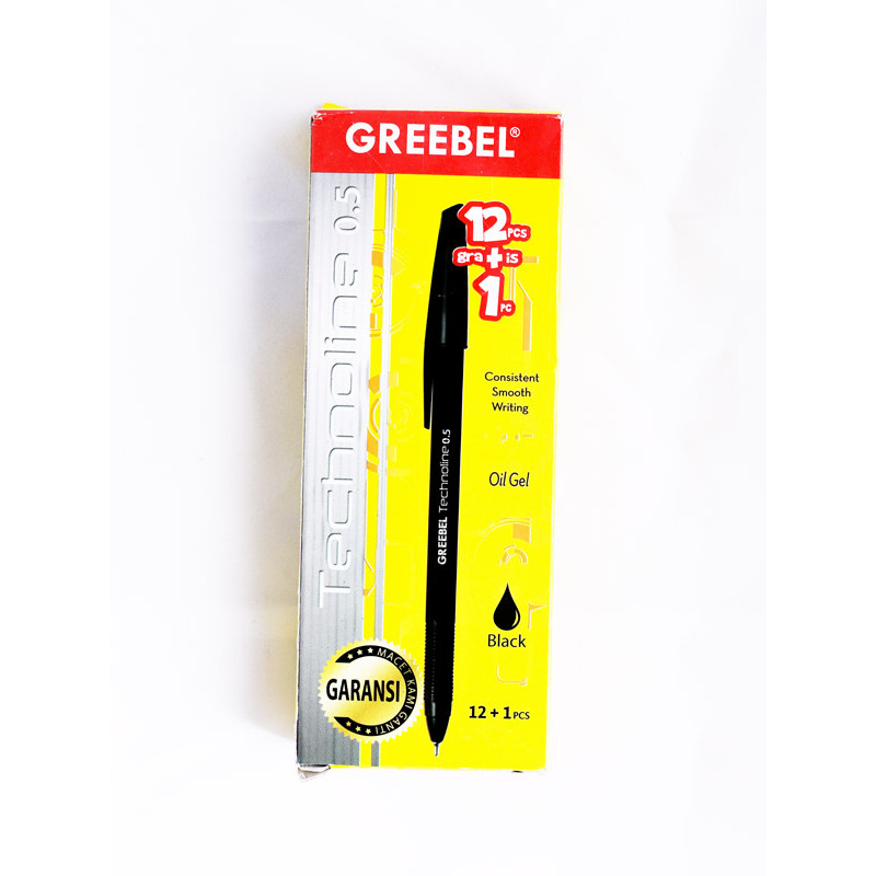 

Gramedia Pettarani - Greebel Ballpen Technoline (Hitam - 1 Box)