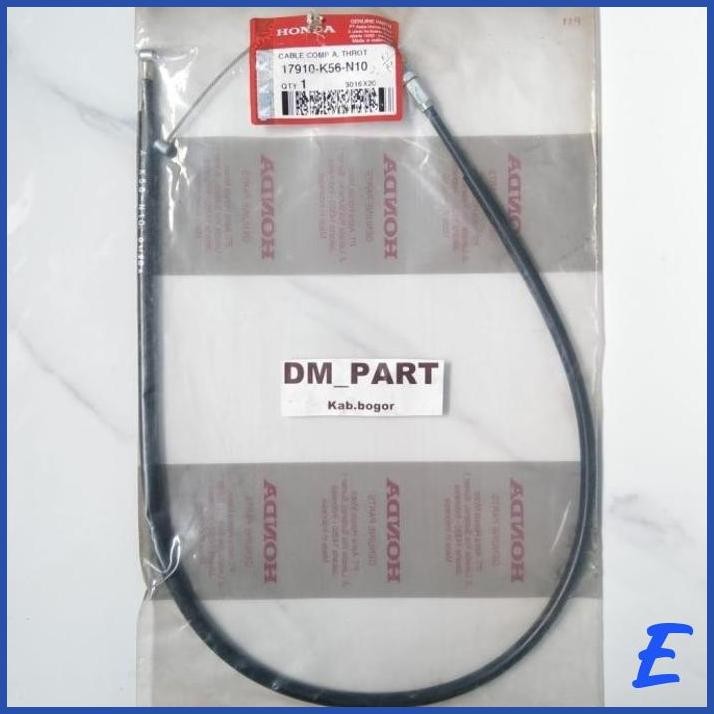 [DMP] KABEL GAS CABLE COMP HONDA SUPRA GTR 150 17910 K56 N10 K56F K56W OLD N