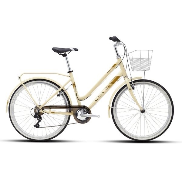 SEPEDA MINI KERANJANG CITY BIKE DEWASA 26 POLYGON LOVINA KODE 322