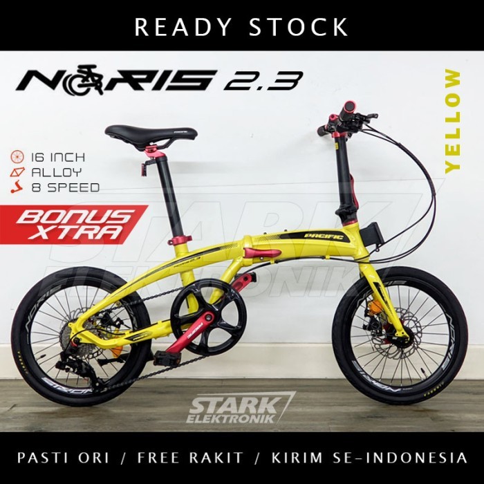 PACIFIC NORIS 2.3 16" SEPEDA LIPAT READY KODE 1046
