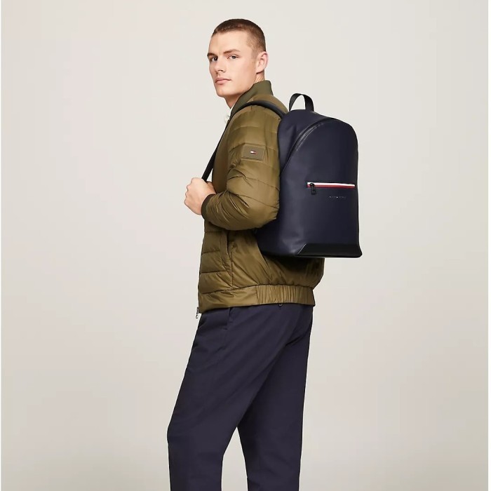 Tas ransel Backpack Tommy Hilfiger Stripe Dome Backpack Navy
