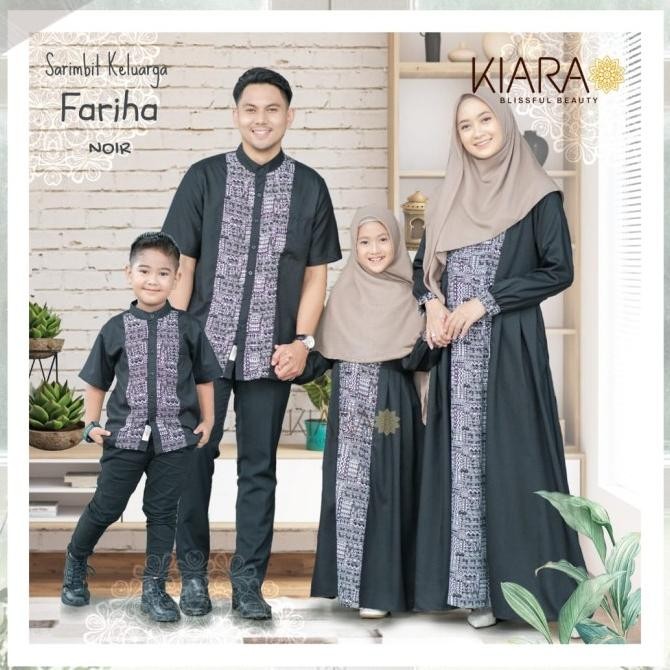 Ready Gamis Anak Sarimbit Fariha Kiara Original