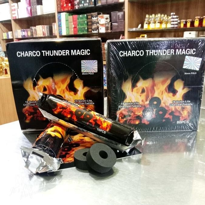 Terjangkau Arang Magic Charco Thunder Magic 1 Karton Isi 24 Box Grosir