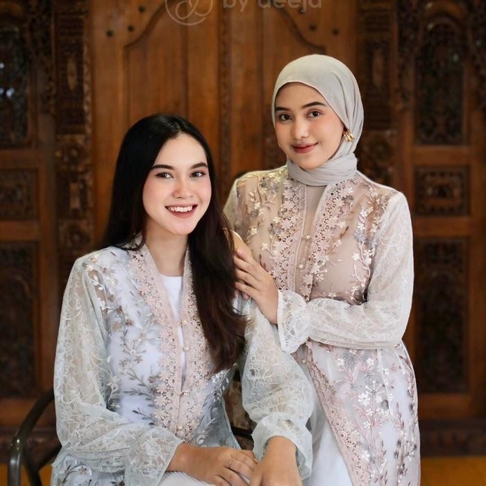 By deeja - Zara Outer Brokat tunic premium Raya Series / Outer Tile / Atasan / Tunik /