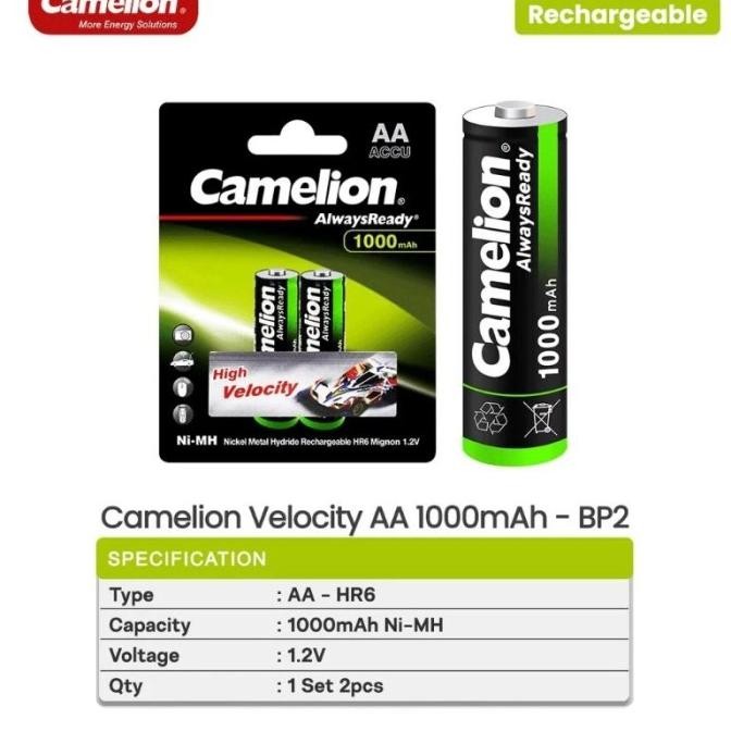 Baterai Camelion Velocity Aa 1000Mah Bp2