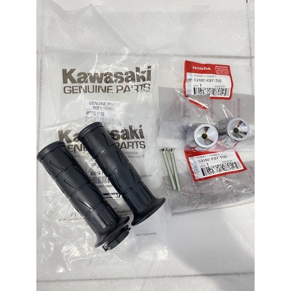 Handgrip Kaze Stang Jalu PCX original - Bandul Stang jalu motor Chrome