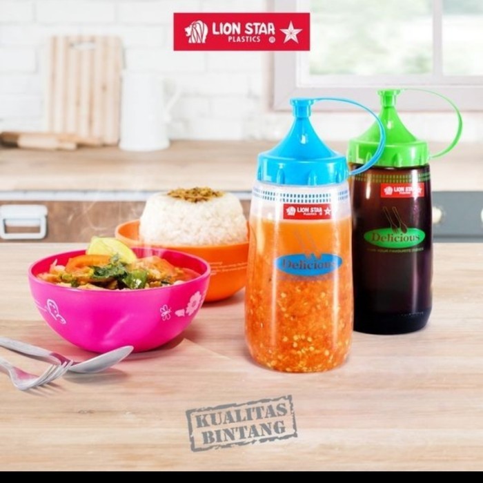 #####] Sauce Keeper Botol Saos 475 ML Lion Star Botol Kecap Botol Sambal