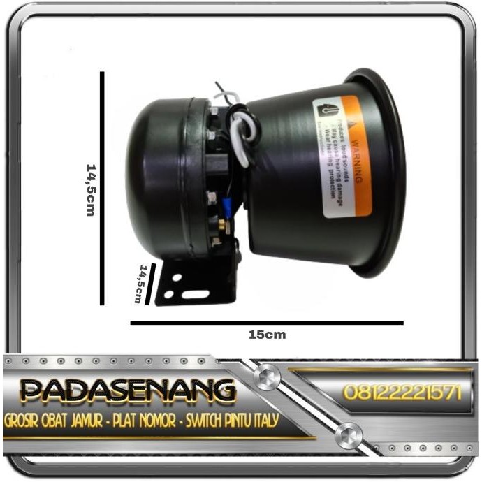 Toa Speaker Sirine Patwal/Toa Sirine/Toa BLACK/Toa Patwal+++... Terlaris