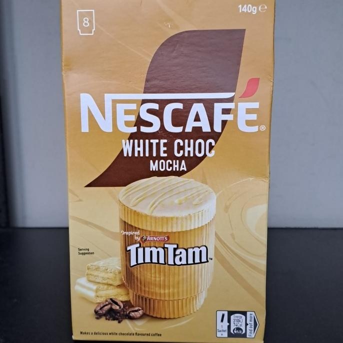 

*****] NESCAFE WHITE CHOC MOCHA TIMTAM 140 GRAM